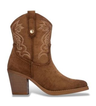 Xti para mujer. 14610501-CAMEL Botines 146105 marrón claro (39), Beige, 5 a 8cm, Cremallera, Casual