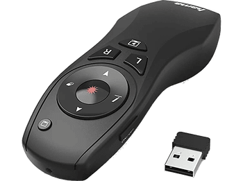 Presentador láser - Hama 00139916, Con receptor USB 2.0, Negro