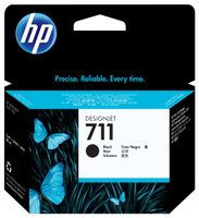 cartucho de tinta original hp designjet 711 de 80 ml negro