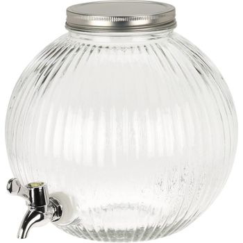 Jarra de vidrio transparente 5,5l