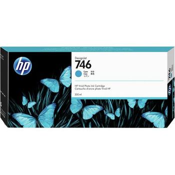 HP 746 (P2V80A) Cyan Original DesignJet Ink Cartridge