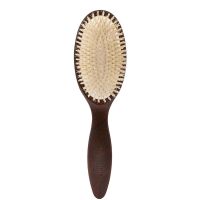 christophe robin detangling hairbrush with natural boar-bristle and wood