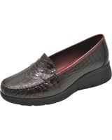de lumel - mocasin con adorno antifaz muy ancho plantilla ex bordo