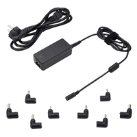 ewent cargador automatico universal notebook 45w con 8 puntas