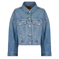 levis cazadora vaquera loose crop trucker para mujer