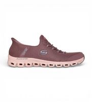 skechers para mujer 104557 zapatillas slip-ins glide step vibey burdeos 40 plano cordones casual