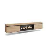 mueble tv jubrique-01 con chimenea electrica suspendido