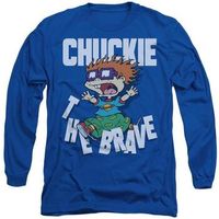 rugrats camiseta manga larga chuckie the brave para mujer