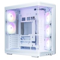 torre atx zalman p60 white argb 5 ventiladores vidrio templado usb-c