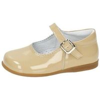 bambineli bailarinas 457 merceditas charol con hebilla camel para nina