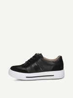 caprice sneaker black made of leather size 375