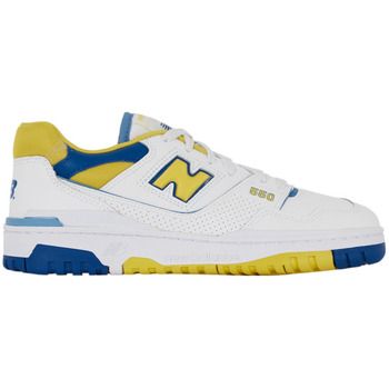 New Balance Deportivas Moda Baskets 550 blanc avec accents jaunes para hombre