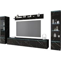conjunto de muebles de salon vera ii juego de muebles de salon mueble de television sin iluminacion led color san sebastian