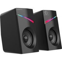 altavoces rebeltec compactos 20 con conexion de 35 mm y 12 w usb