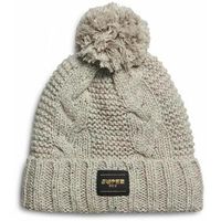 superdry gorro cable knit beanie para mujer