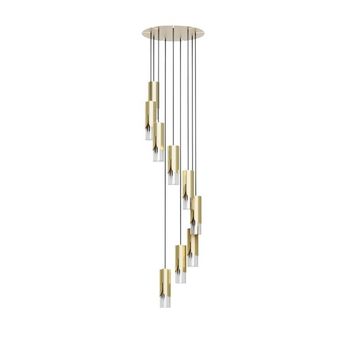 Lámpara colgante bisel (9 luces)