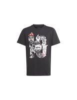 camiseta de futbol adidas messi g infantil negro