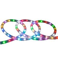 manguera led redonda 220v ac 36 ledm rgb ip65 corte 100 cm a medida rgb 5 m