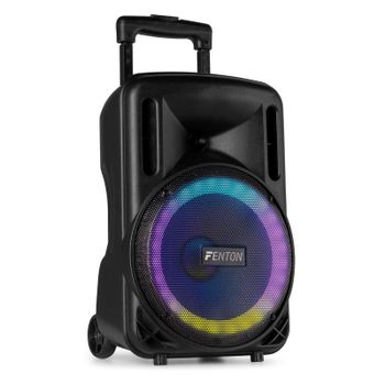 Altavoces Fenton Karaoke Bluetooth 450W con batería y micrófono UHF