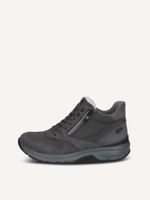 caprice bootie grey made of leather and synthetic without heel size 40
