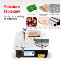 sierra de mesa de precision mini de 96w dc24v 5000 rpm maquina de corte compacta para bricolaje para madera pcb plastico y aluminio delgado