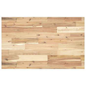 Tablero De Mesa | Tablero Escritorio Rectangular Madera Maciza Acacia 120x50x4 Cm