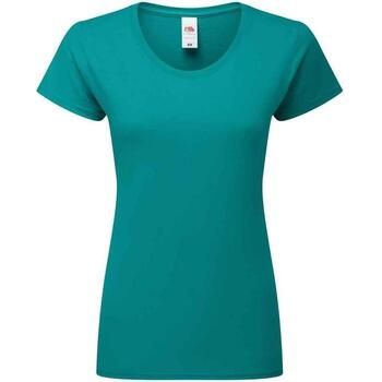 Fruit Of The Loom Camiseta manga larga Iconic 195 para mujer