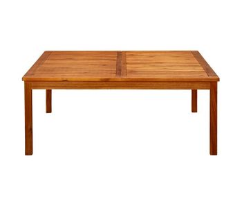 Mesa de café - mesa de centro de jardín madera maciza de acacia 110x110x45 cm
