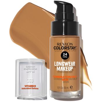 Revlon ColorStay Make-Up Foundation for Combination/Oily Skin (Various Shades) - Golden Caramel