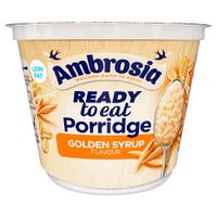 ambrosia ready to eat golden syrup porridge