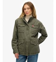 superdry para mujer w5011997a chaqueta military borg verde l casual algodon