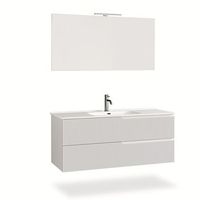 composicion bano 4 piezas venere blanco mate en mdf