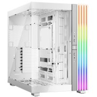 be quiet light base 900 dx argb full tower e-atx doble cristal templado usb-c blanca