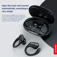 lenovo xt80 auriculares inalambricos bluetooth 53 auriculares verdaderos con microfono control de boton reduccion de ruido ganchos para las orejas auriculares impermeables