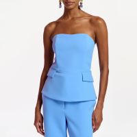 essentiel antwerp faith woven bustier top - uk 10
