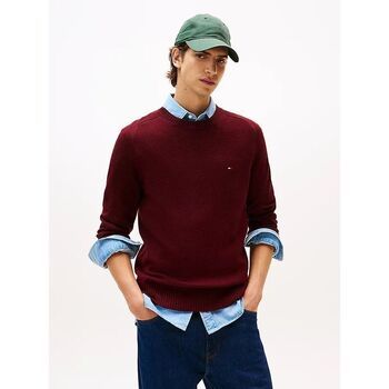 Tommy Hilfiger Jersey MW0MW36535 LAMBSWOOL-XT2 DEEP BURGUNDY HEATHER para hombre