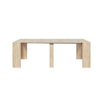 Mesa extensible multifunciones - l 90/237 cm marrón