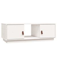 mesa de centromesa auxiliarmesa de cafe de madera maciza de pino blanco 100x50x35 cm