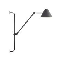 exo lighting - aplique de pared arm  m  ip20 led cob 5w 3000k negro