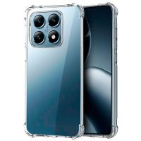 cool carcasa antishock transparente para xiaomi 14t