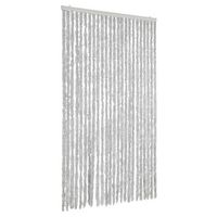 cortina antimoscas chenilla gris 100x200 cm