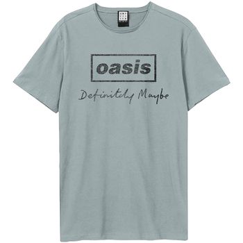 Amplified Clothing Camiseta manga larga Definitely Maybe Distressed para mujer