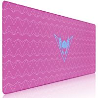 valk gaming mousepad xxl alfombrilla gaming tela 80x30cm rosa topacio