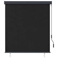 estor enrollable de exterior gris antracita 140x250 cm