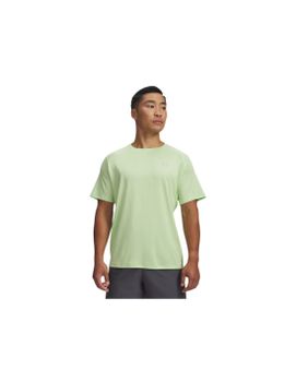 Camiseta de Fitness Under Armour Tech Textured Ss Hombre Verde