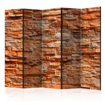 Biombo - Orange Stone Ii (225x172 Cm)