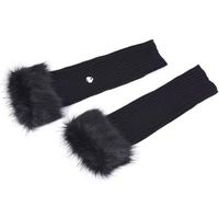 cafe noir guantes lju949 para mujer