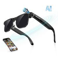 blackview bv200 gafas inteligentes camara hd altavoces ia integrada traductor negro