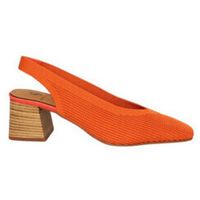 miss elastic zapatos de tacon salon abierto con tacon suela en tejido recitex para mujer