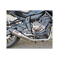 sistema de escape yamaha mt-07 e3 mass cafe racer curve 2-1